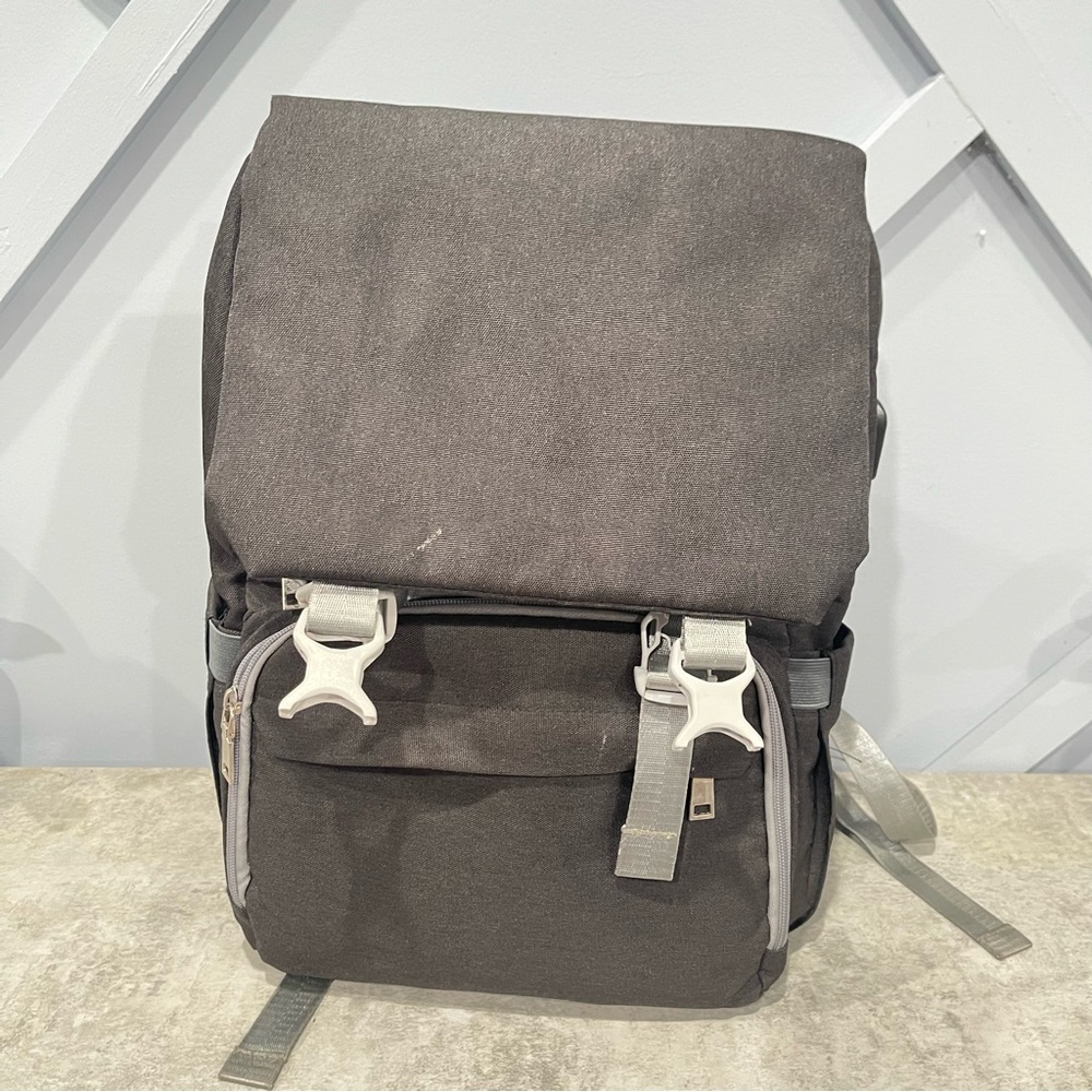 Black Diaper Backpack